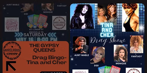 Drag Bingo- Tina and Cher Night