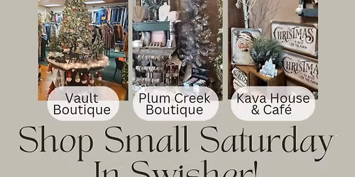 Shop Small Saturday in Swisher