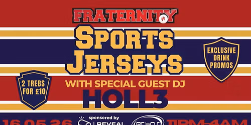 Fraternity x REVEAL KITS Presents: SPORTS JERSEYS \ud83d\udc55\u26bd\ufe0f\ud83c\udf7b