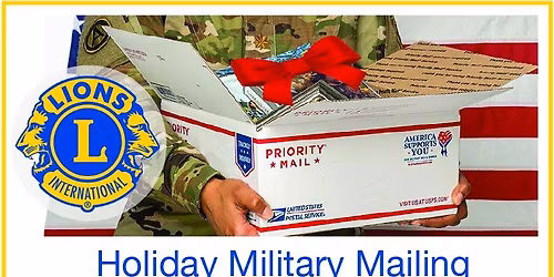 Waconia Lions Club 2025 Military Mailing