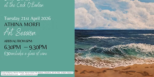 Athina Morfi's Sea Scape Art Session