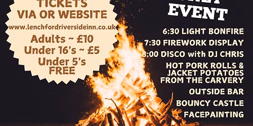 Bonfire & Fireworks Party!