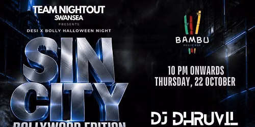 Bollywood x DESI HALLOWEEN Night | Bollywood Night Swansea