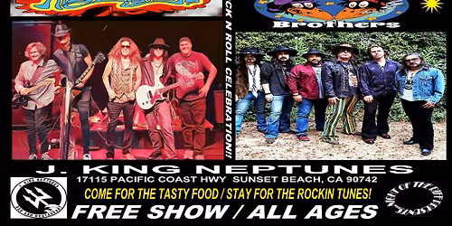 11\/22 AEROSMITH AND BLACK CROWES TRIBUTES LIVE @ J KING NEPTUNES, SUNSET BEACH!