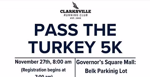 2025 Pass the Turkey 5K Fun Run!
