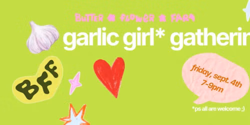 garlic girl gathering! (dried floral allium braiding class)
