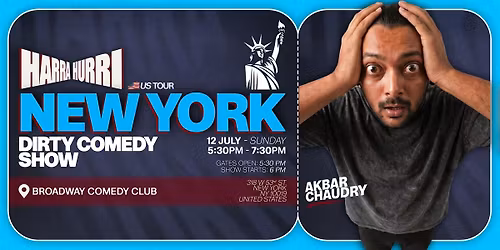 AKBAR CHAUDRY - NYC -The Best of Dirty Comedy Show (URDU & ENGLISH)!