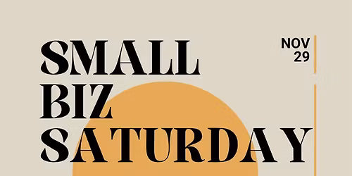 Small Business Saturday!!!