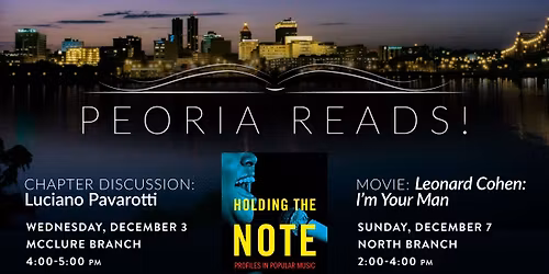 Peoria Reads: Chapter Discussion Luciano Pavarotti