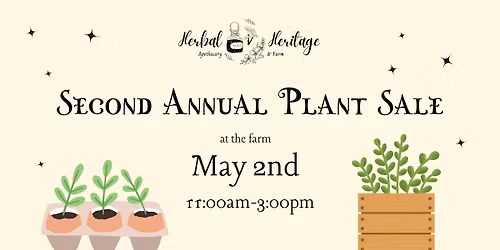 Herbal Heritage & Friends Plant Sale