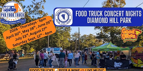 Food Truck Concert Nights Diamond Hill Park