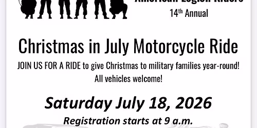 Christmas in July Ride