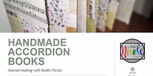 Handmade Accordion Books with Studio Nicole
