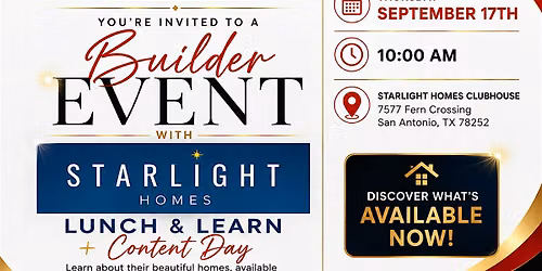Starlight Homes Lunch & Learn + Content Day