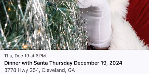 Santa Experience Thursday November 13, 2025
