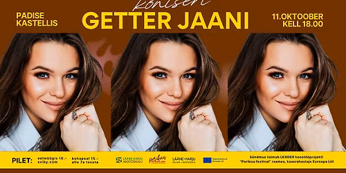 Getter Jaani kontsert Padisel