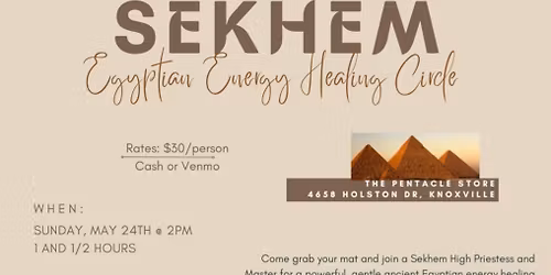 Egyptian Sekhem Energy Healing Circle + Tarot & Mediumship Readings