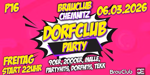 DORFCLUB-PARTY im Brauclub Chemnitz