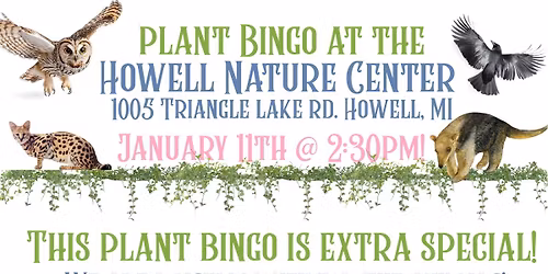 Plant bingo at the Howell Nature Center!