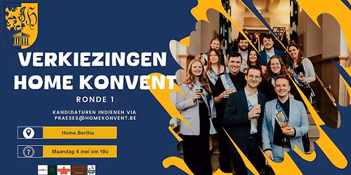 Verkiezingen Home Konvent Centraal 2026-2027