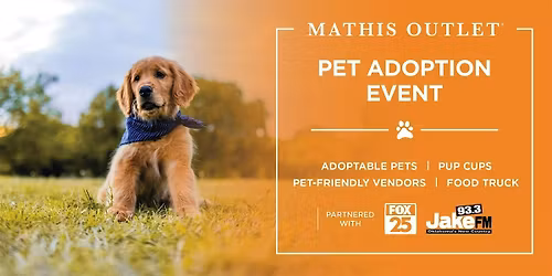 Pet Adoption Event at Mathis Outlet in Midwest City