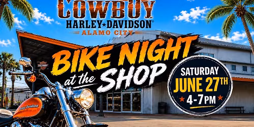 June Bike Night at the Shop