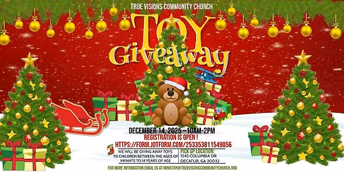 True Visions Annual Toy Give Away