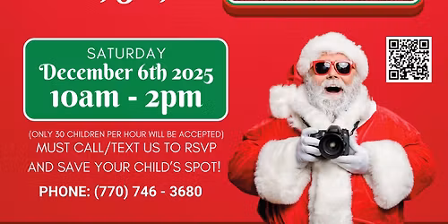 Pics With Santa Event- By Reservation Only!