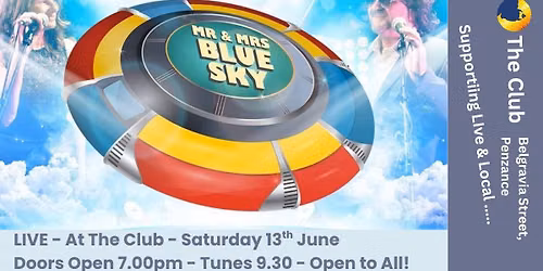Mr & Mrs Bluesky......LIVE at The Club!