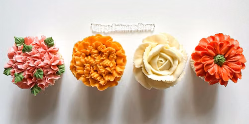 Fall Florals Cupcake Class