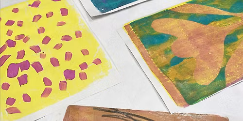 Painterly Gelli Plate Printing