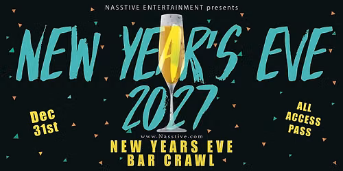 New Years Eve Santa Barbara NYE Bar Crawl - Party Pass to 10+ Venues