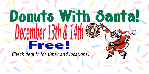 8th Annual Donunts With Santa!