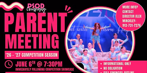 26-27 Parent Info Meeting - Competition Team