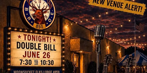 Double Bill debut at the Woonsocket Elks 