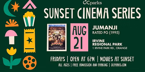 Jumanji: 2026 OC Parks Sunset Cinema Series