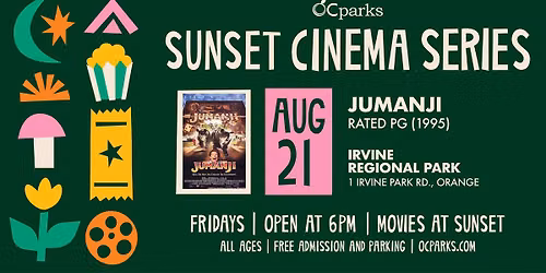 Jumanji: 2026 OC Parks Sunset Cinema Series