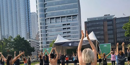 Free Yoga & Wellness at Cathedral Square Park Saturdays & Sundays