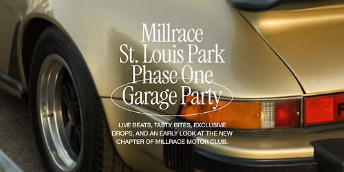 Millrace Motor Club Garage Party