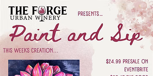 Paint and Sip at The Forge Urban Winery