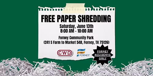 Paper Shredding Event