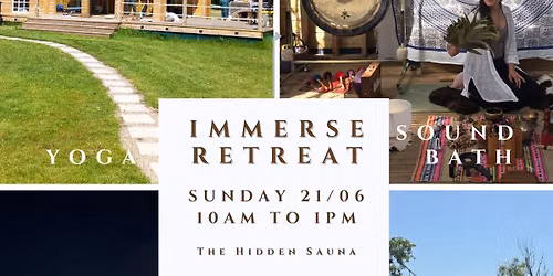 Immerse Retreat June Hidden Sauna