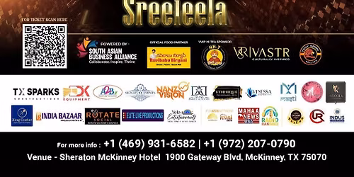 NanzVision Presents Dallas Glam Night with Sreeleela
