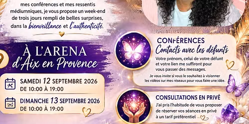CONFERENCE CONTACT DEFUNT ET CONSULTATION AIX EN PROVENCE