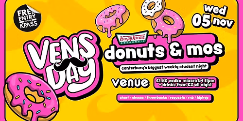 VENSDAY - Donuts & Mo's - Krispy Kreme Movember Special