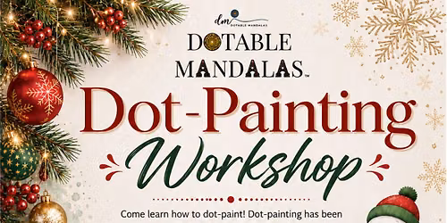 Barrie-Snowman or Holiday Wreath Dot-Painting Workshop