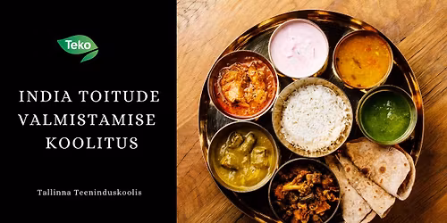 India toitude valmistamise koolitus