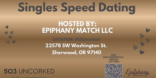 Singles Speed Dating (THIRD MONDAY AGES 21-45)