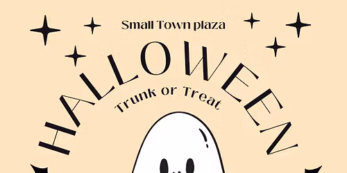 SmallTown plaza Trunk or treat