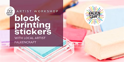 Block Printing Stickers Workshop